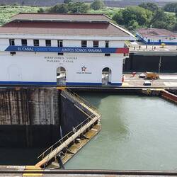 Panamakanal Schleuse