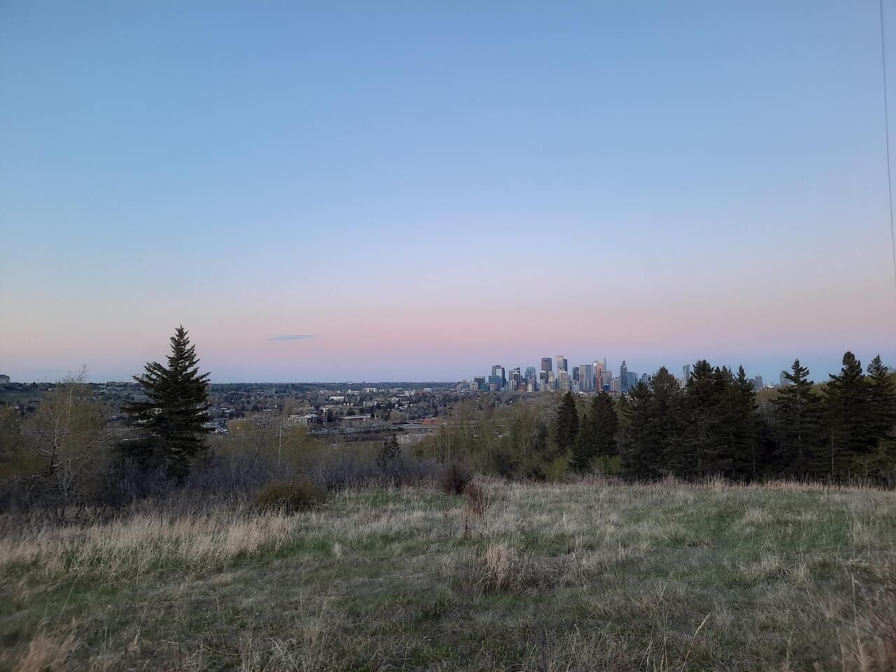 Sonnenuntergang über Calgary
