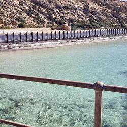 The Jetty where we found all the amazing seaglass, also where the kids like to jump off