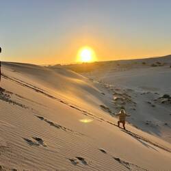 A quick stop in at the sand dunes