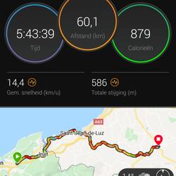 Dag 24, 1.397 + 60 = 1.457 km totaal