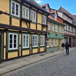 Bunte Fachwerkhäuser