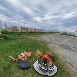 Feuerchen mit Aussicht