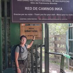 Leaving the WW area after lunch