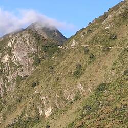 Looking back up at the Sun Gate