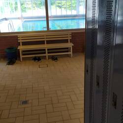 Erstmal duschen, der Bademeister: geht aufs Haus. Danke