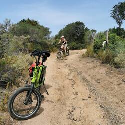 Mit dem Fahrrad zum Strand