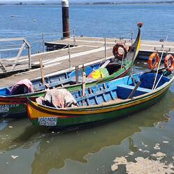 Fischerboote außer Dienst