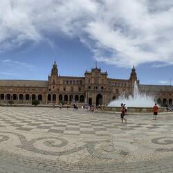 Plaza Espana - panoramic