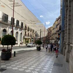 A main street thru old town