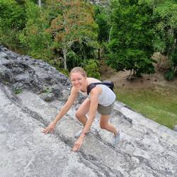 Aber Vorsicht, ist ganz schön steil