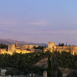 Palace starting to be lit up