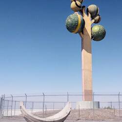 Tree of Utah. (Random roadside sculpture)