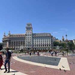 Plaza Espanyol, one of the main plazas here