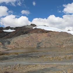Pastoruri Gletscher aus der Ferne