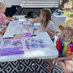 Nel, Billy and Alby next door