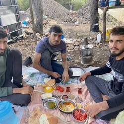 Das Abendessen war richtig lecker. 😋
