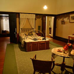 The slightly impressive guest bedroom