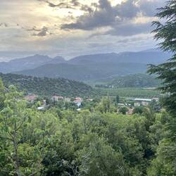 Ausblick von meinem Zeltplatz
