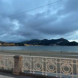 Amazing views at night. The beach was empty. So peaceful