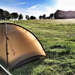 Mein Zeltplatz für heute Nacht