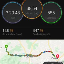 Dag 31, 1.649 + 39 = 1.688 km totaal