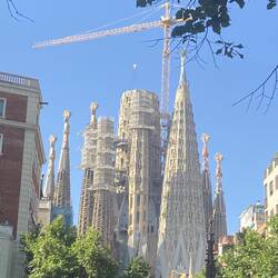 Sagrada Familia from a distance