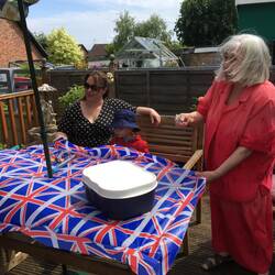 Jodie, Nathaniel, and Ann (Jodie's Mum)
