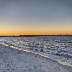 Gestern Abend am Strand