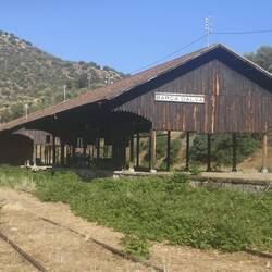 Der alte Güterbahnhof in Barca d'Alva