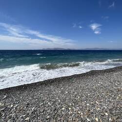 Blick auf die türkische Küste