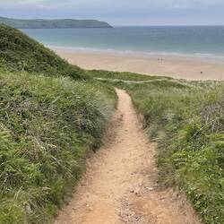 Zum Woolecombe Beach