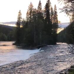 Der Clearwaterriver am Campingplatz