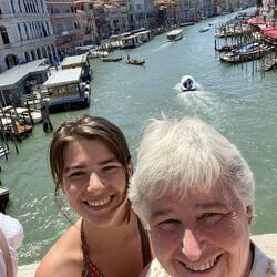 Selfie on Rialto bridge