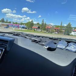 Wäsche trocknen auf der Fahrt