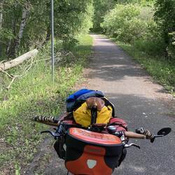 Der 27 km lange Bahntrassenweg