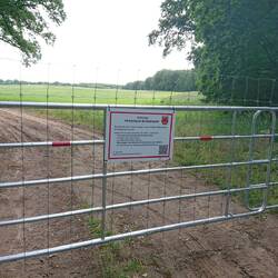 Hier ist endlich mal ein Schild dran