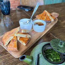 Gata is a traditional armenian sweet bread, and each place makes them their own way