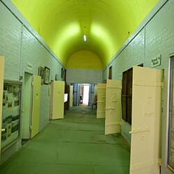 The gaol's cell block