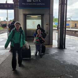 Aufbruch Richtung Deutschland