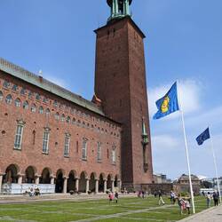 Stadthaus, wo die Nobelpreise verliehen werden