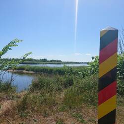 Das erste mal Grenzkontakt.