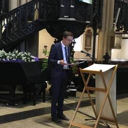 Today's Organist, Dr Maximillian Elliott, from York