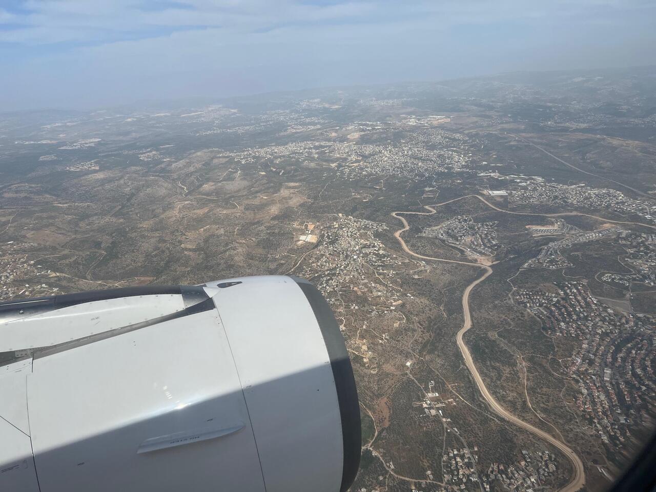 Anflug Tel Aviv