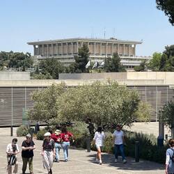 Blick auf die Knesset