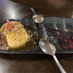 Delicious pannacotta - free dessert!