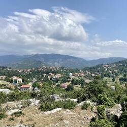 Ausblick auf Kesme, wo ich am Nachmittag eine kurze Pause eingelegt habe.