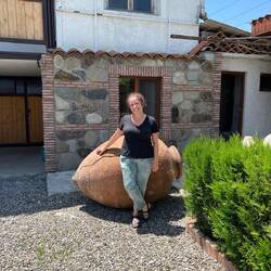 A big vase for aging wine