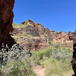 The entry to the Mirima NP right from the back of our caravan park at Hidden Valley.