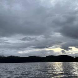 Stimmung am Ankarvattnet am Vorabend